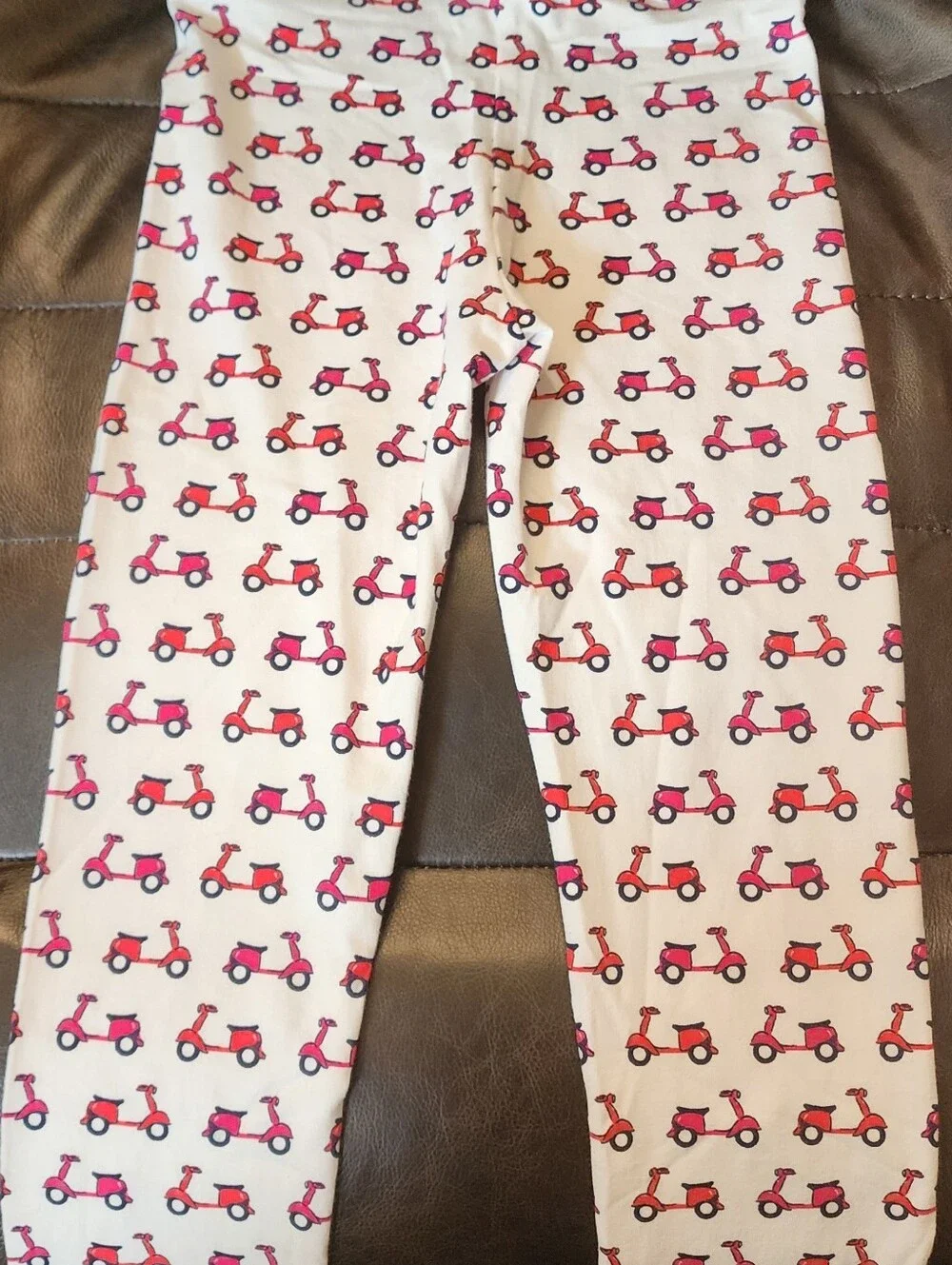 Rare Vintage Gymboree Ciao Bella / Ciao Puppy Scooter Set Shirt 7 / Leggings 6